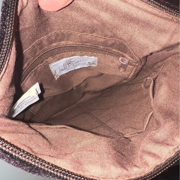 Capelli Brown Shoulder Bag with Jewels and Charms - Picture 8 of 14